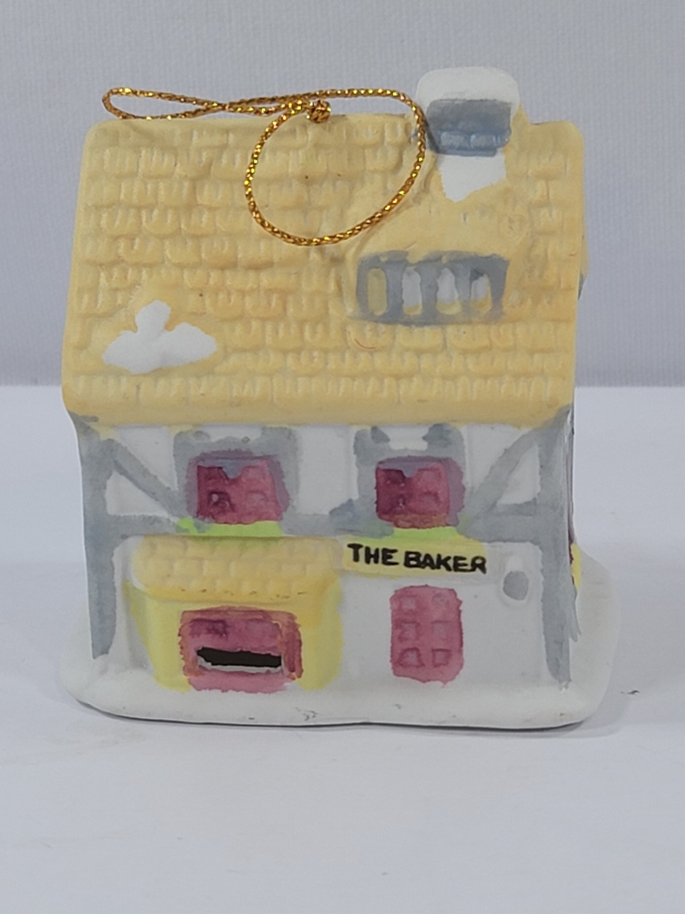 Vintage 1991 Reader's Digest "The Baker" Ceramic House Bell Ornament